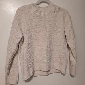 Weatherproof Women's Cream Crew Neck Sweater